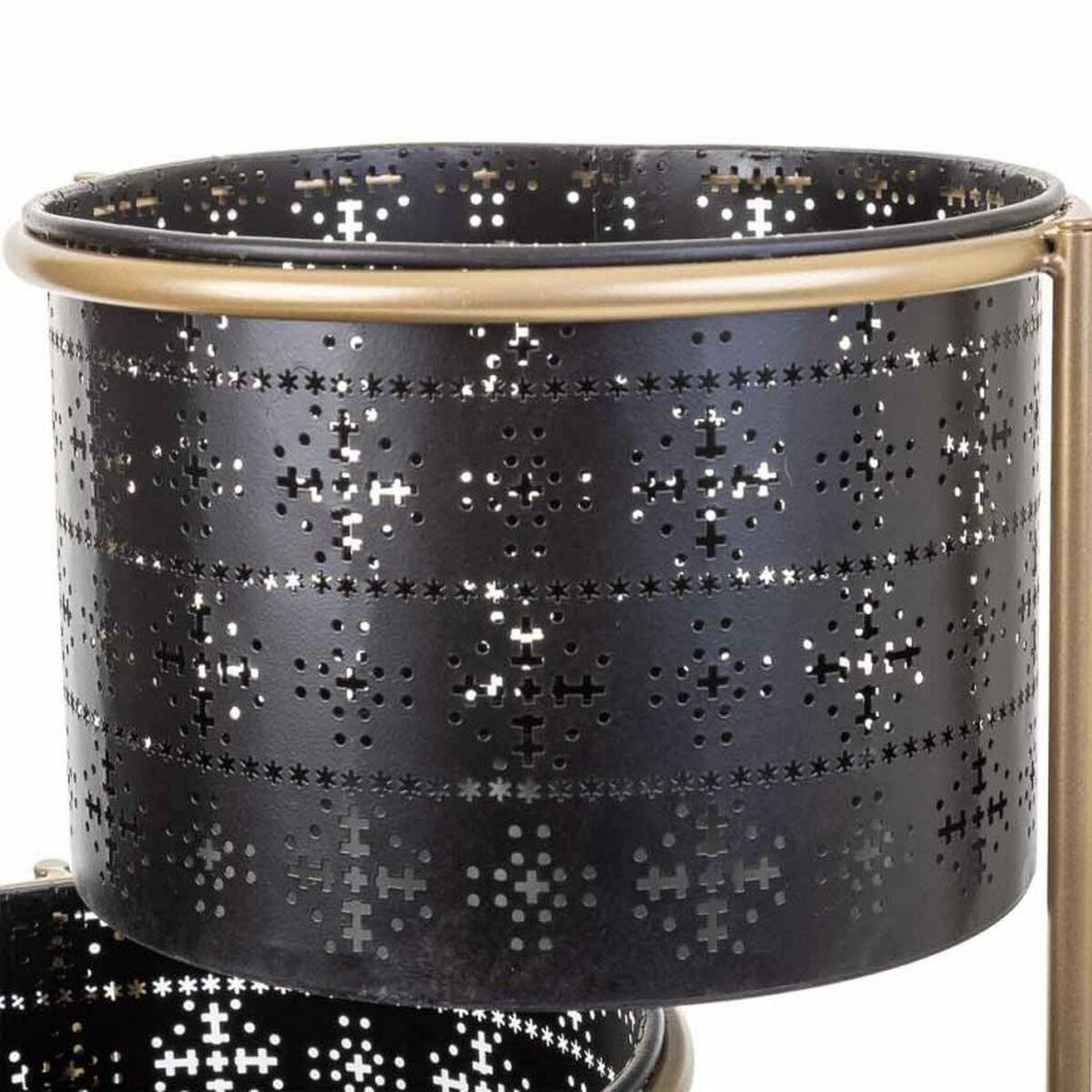 Urtepotte Alexandra House Living Sort Metal Jern